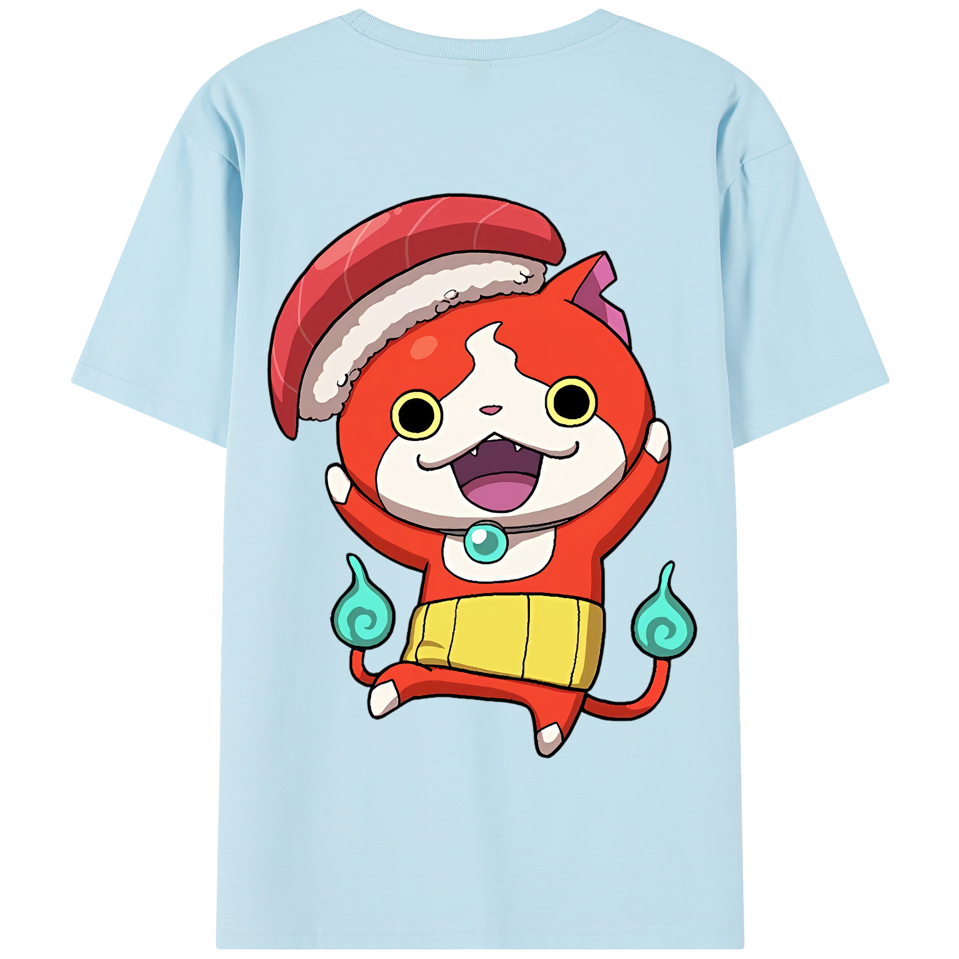 （画像用） 妖怪ウォッチ Yo-kai Watch 綿100％半袖Tシャツ（背面プリント）